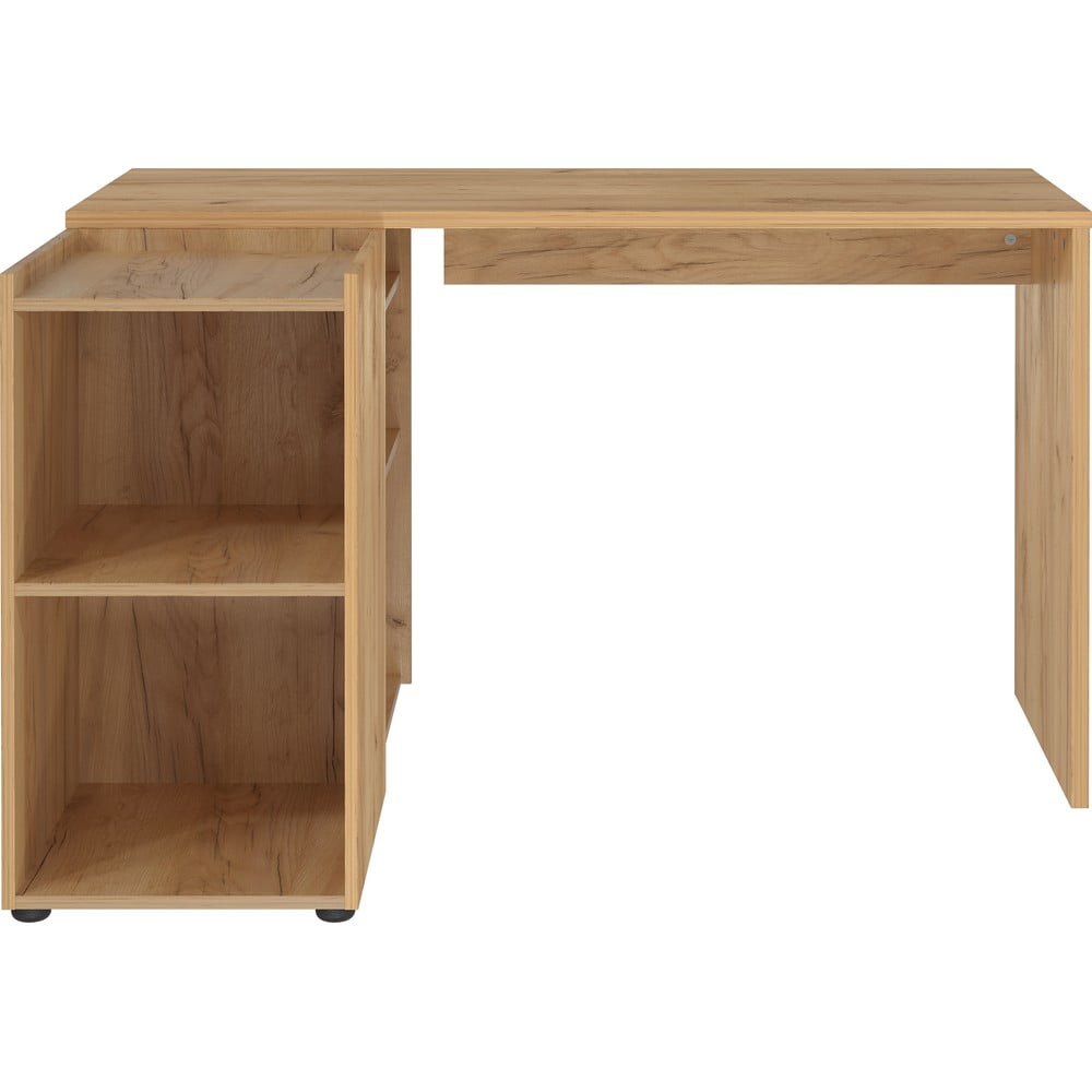 E-shop Pracovný stôl v dekore duba 129x107 cm Olvera - Germania