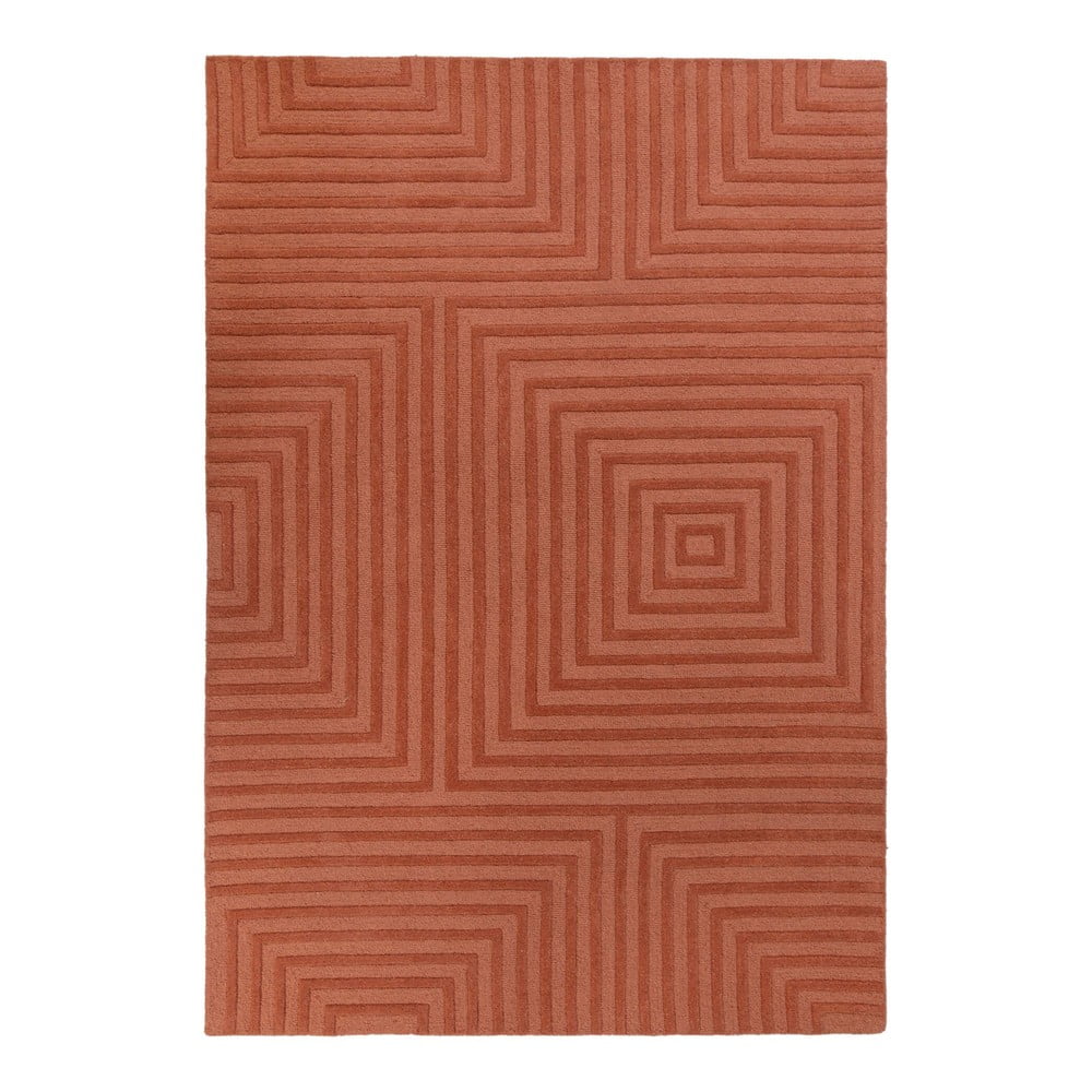 Obrázok Oranžový vlnený koberec Flair Rugs Estela, 120 x 170 cm