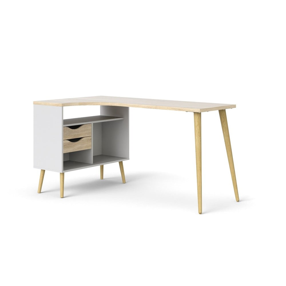 E-shop Pracovný stôl v dekore duba 145x81 cm Oslo - Tvilum