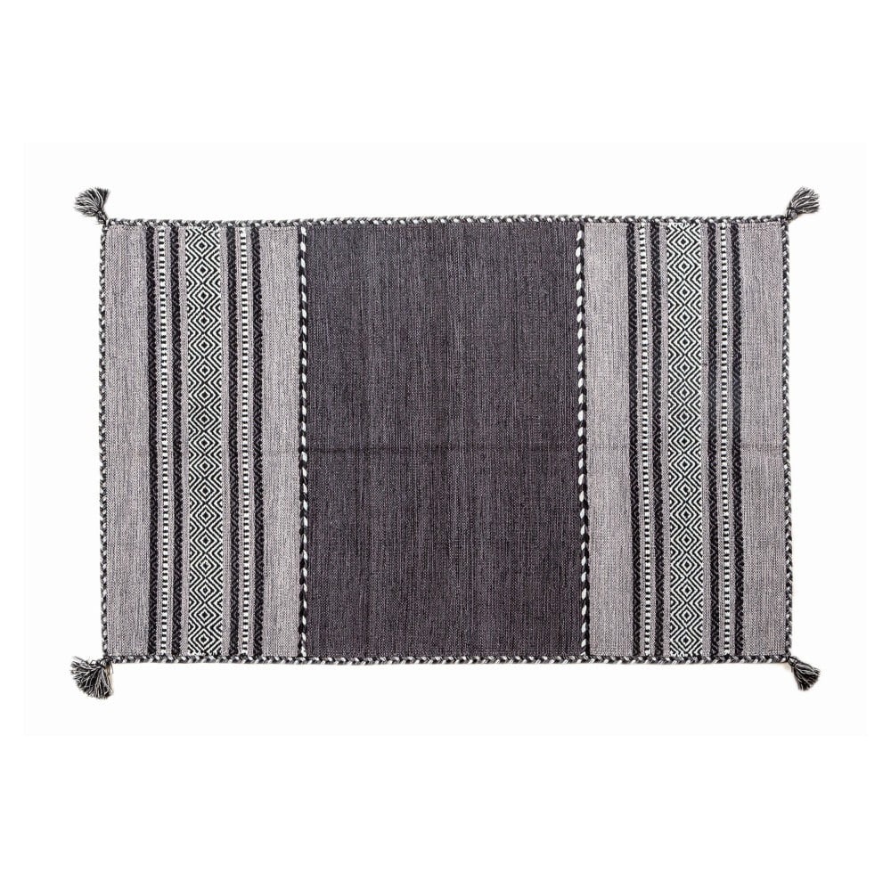 Ručne tkaný koberec Kilim Tribal 102, 90x60 cm