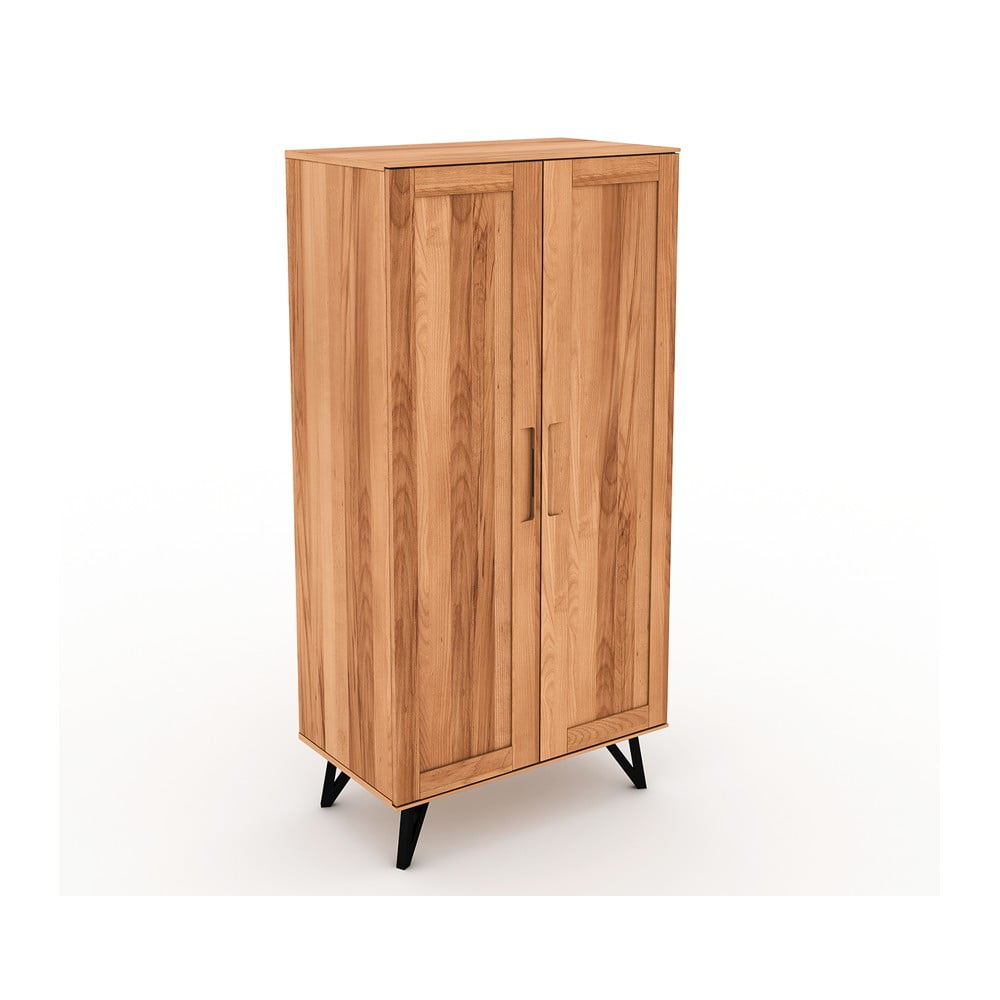 E-shop Šatníková skriňa z bukového dreva 91x185 cm Golo - The Beds