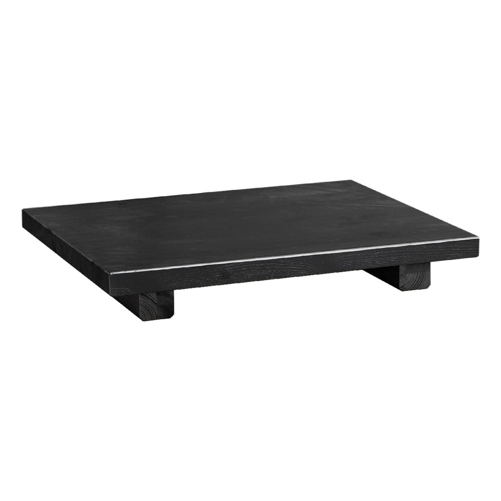 Obrázok Sada 2 ks nočných stolíkov z borovicového dreva v čiernej farbe Karup Design Dock Sidetable Black