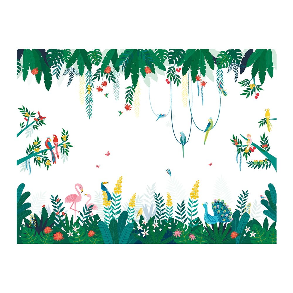 Detská tapeta 400 cm x 248 cm Tropical Mood – Lilipinso