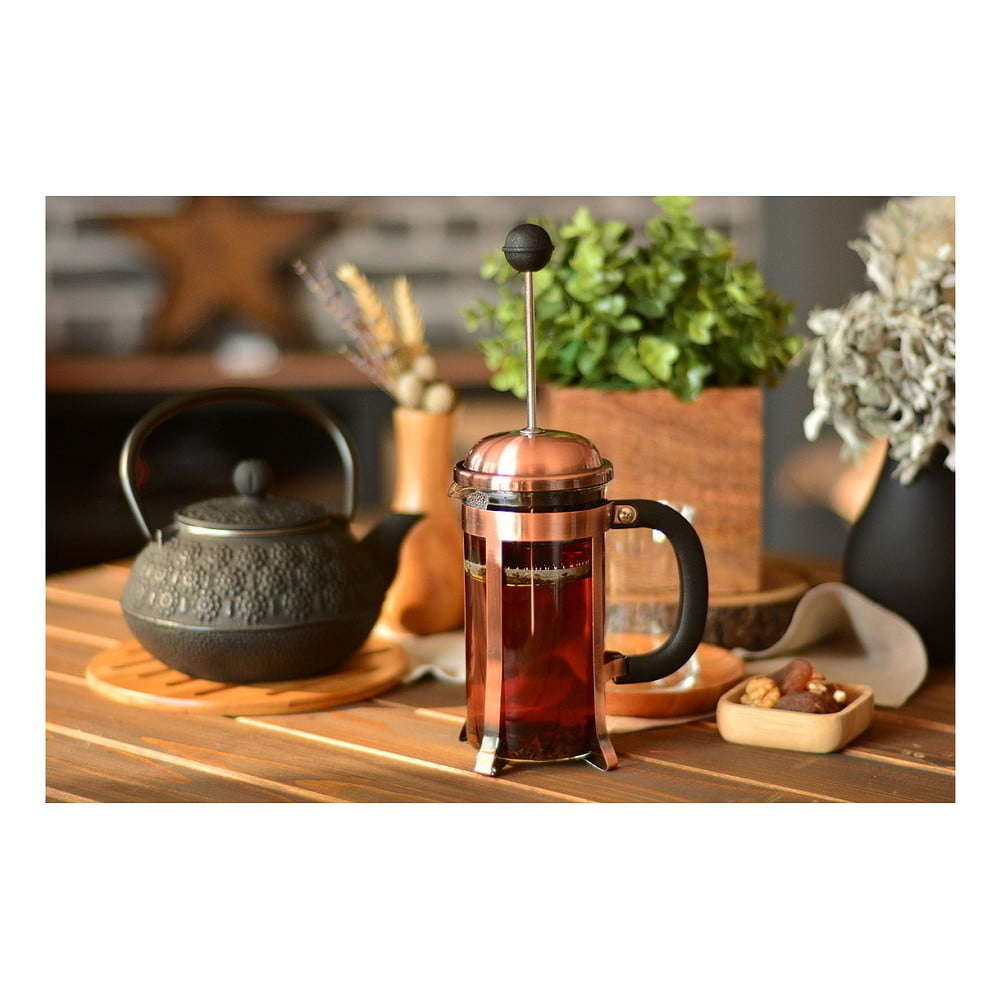 Obrázok Tmavomedený french press Bambum Taşev Watson, 350 ml