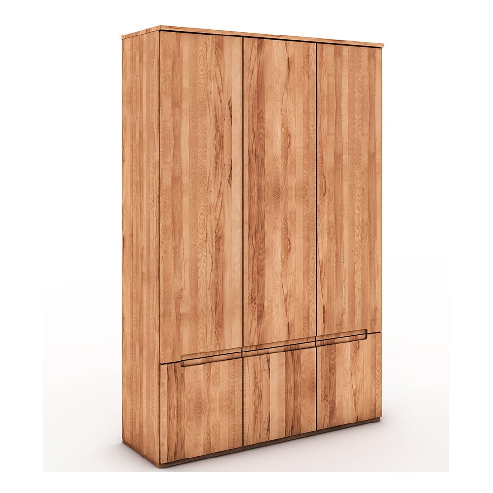 E-shop Šatníková skriňa z bukového dreva 135x206 cm Vento 3 - The Beds