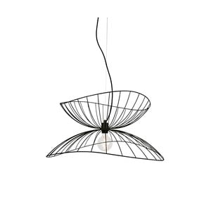 Čierne závesné svietidlo Globen Lighting Ray, ø 70 cm