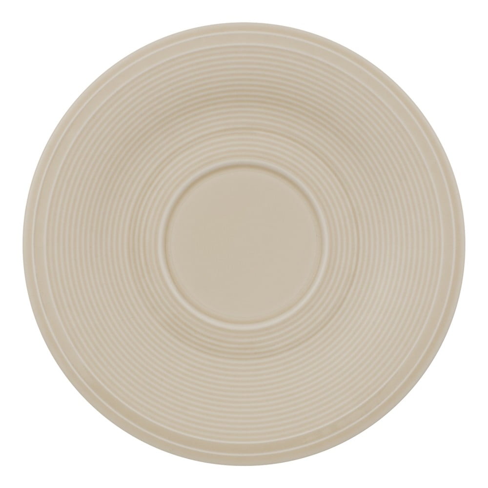 E-shop Bielo-béžový porcelánový tanierik Like by Villeroy & Boch, 15,5 cm