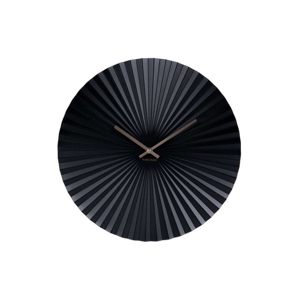 E-shop Hodiny v čiernej farbe Karlsson Sensu, ⌀ 40 cm