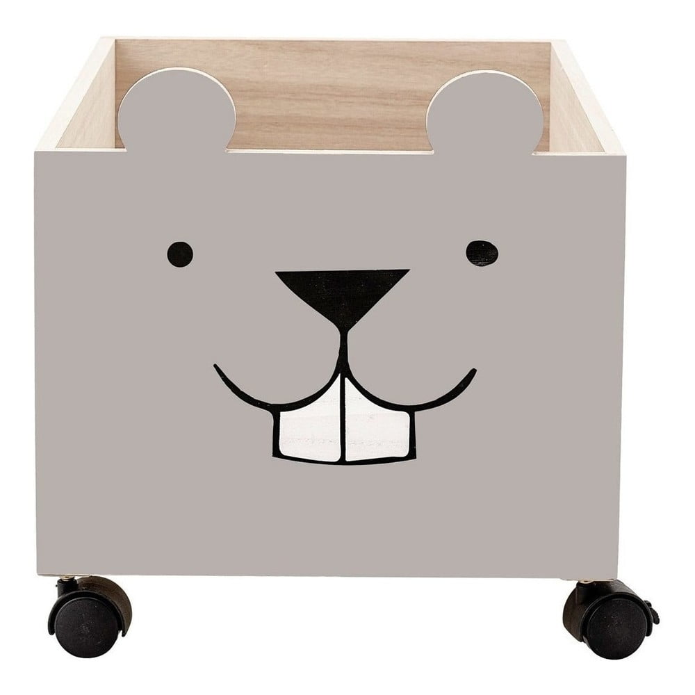 Obrázok Bloomingville Detský úložný box na kolieskach Little Beaver