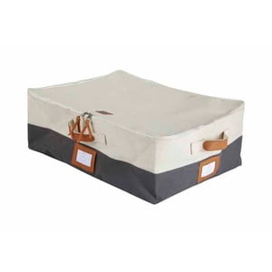 Stredný úložný bavlnený box na zips Hawke&Thorn Paxton