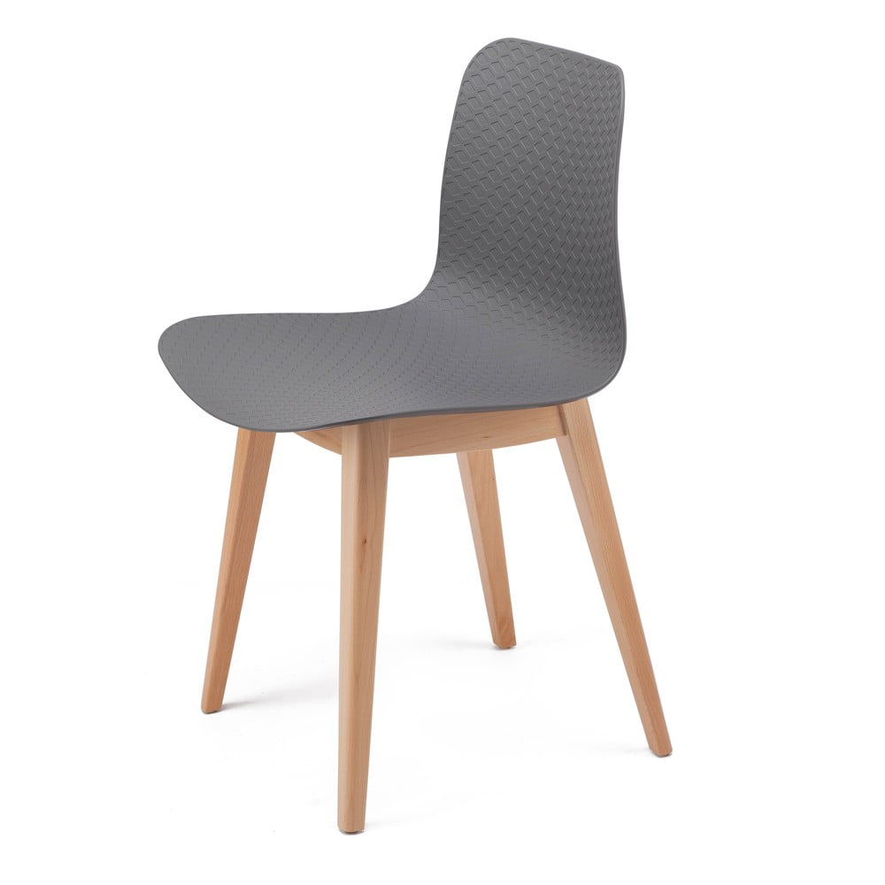 E-shop Súprava 2 sivých jedálenských stoličiek Bonami Selection Koda