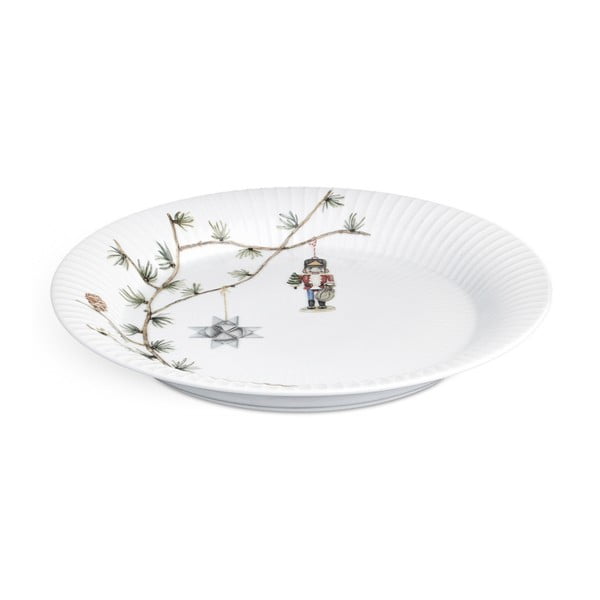 Porcelánový vianočný tanier Kähler Design Hammershoi Christmas Plate, ⌀ 27 cm