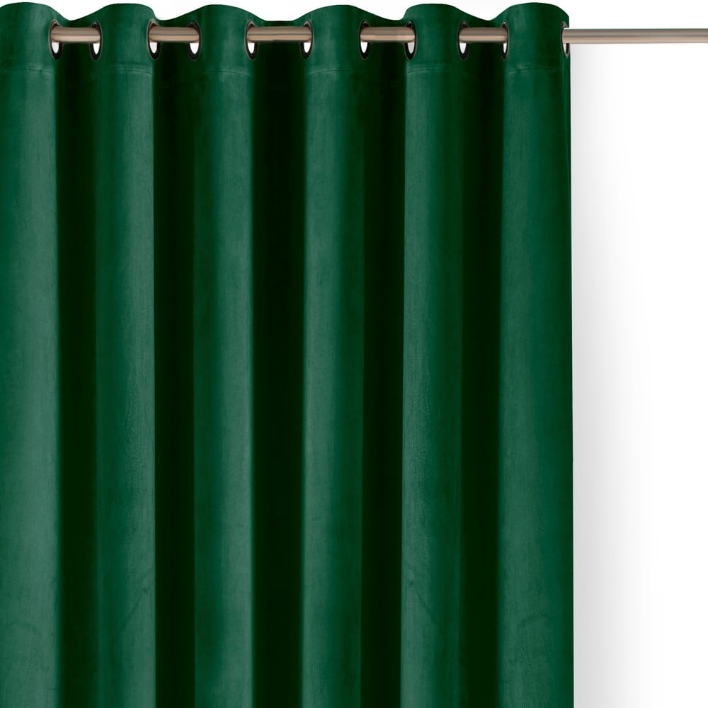 Zelený zamatový dimout záves 140x250 cm Velto – Filumi