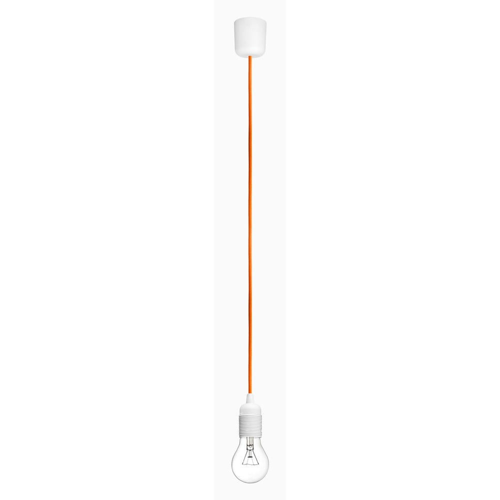 Závesný kábel Uno, oranžový/biely