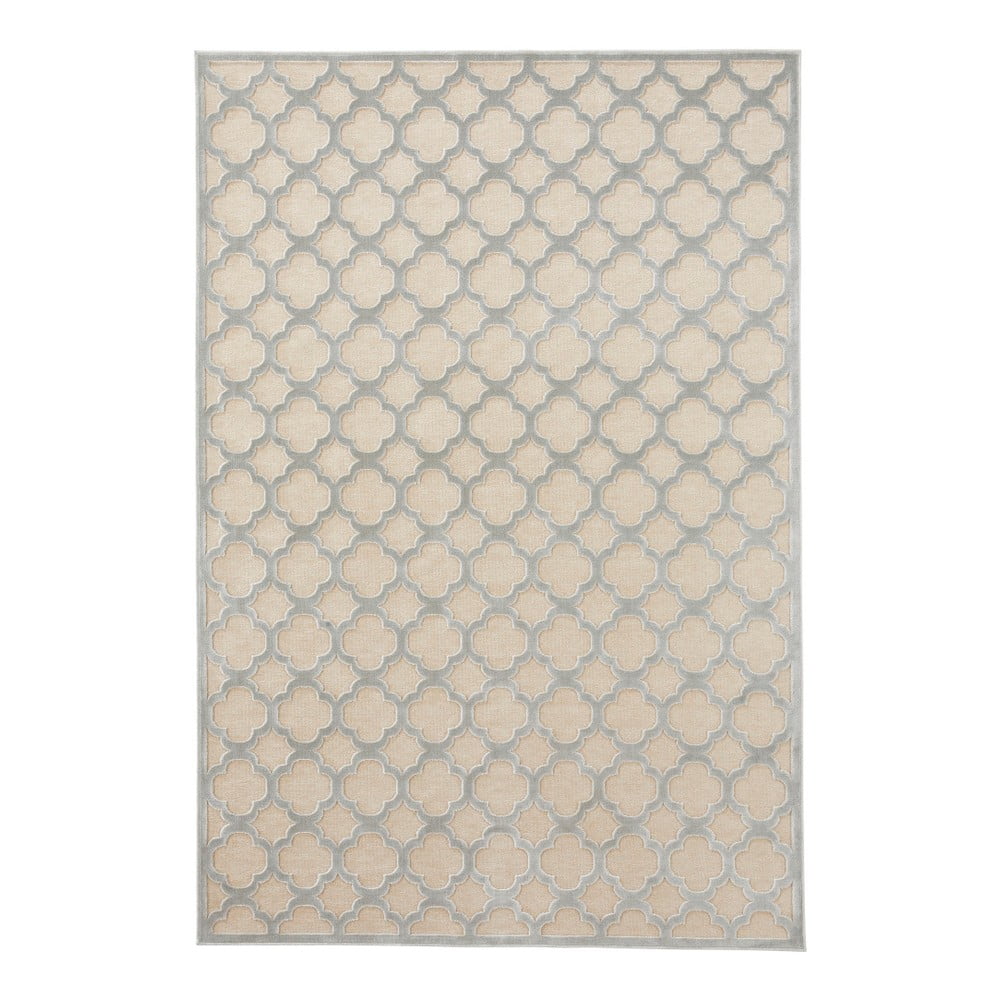 Krémovobiely koberec z viskózy Mint Rugs Bryon, 160 × 230 cm