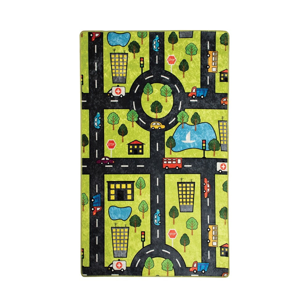 E-shop Detský koberec Green City, 100 × 160 cm