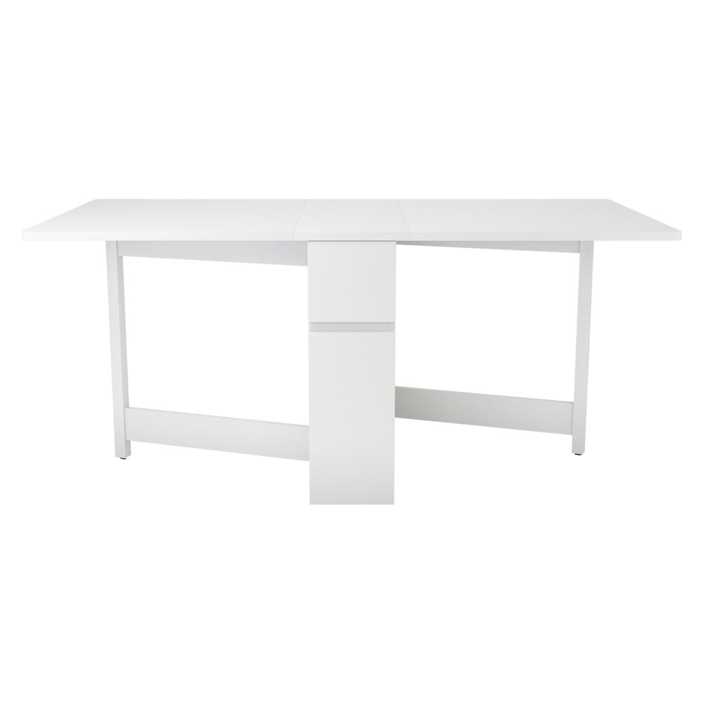 E-shop Biely skladací multifunkčný stôl Woodman Kungla