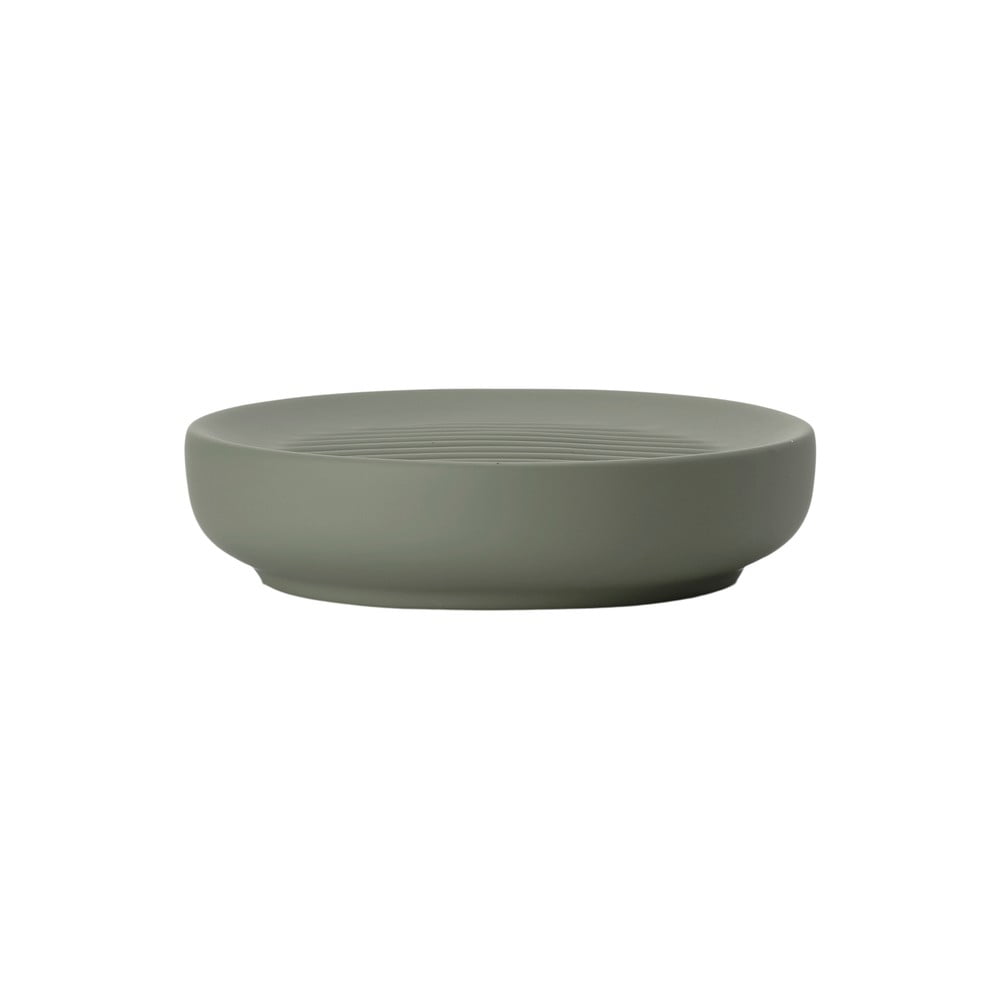 E-shop Zelená porcelánová nádoba na mydlo Ume - Zone