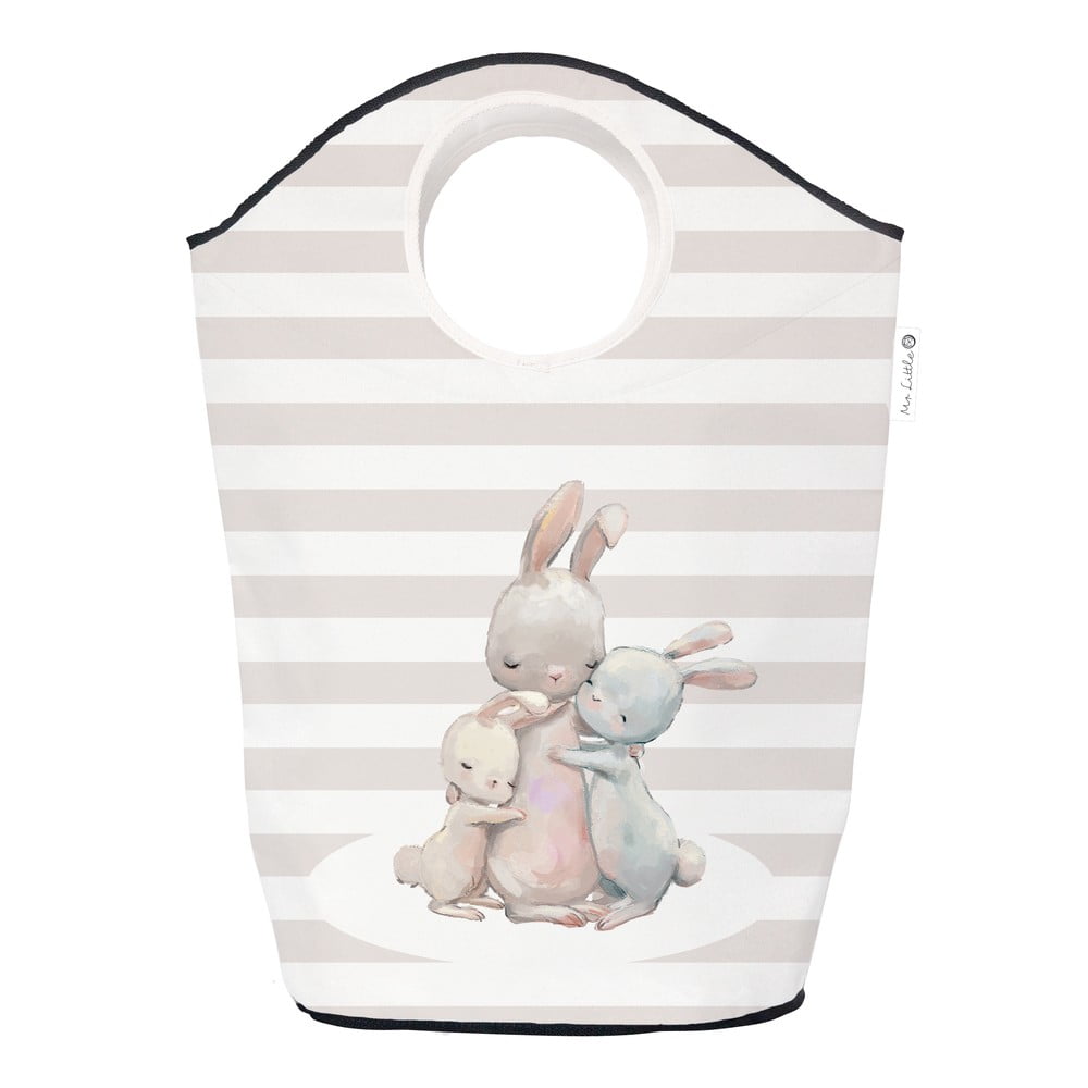 Obrázok Úložný kôš Mr. Little Fox Hugging Bunnies, 60 l