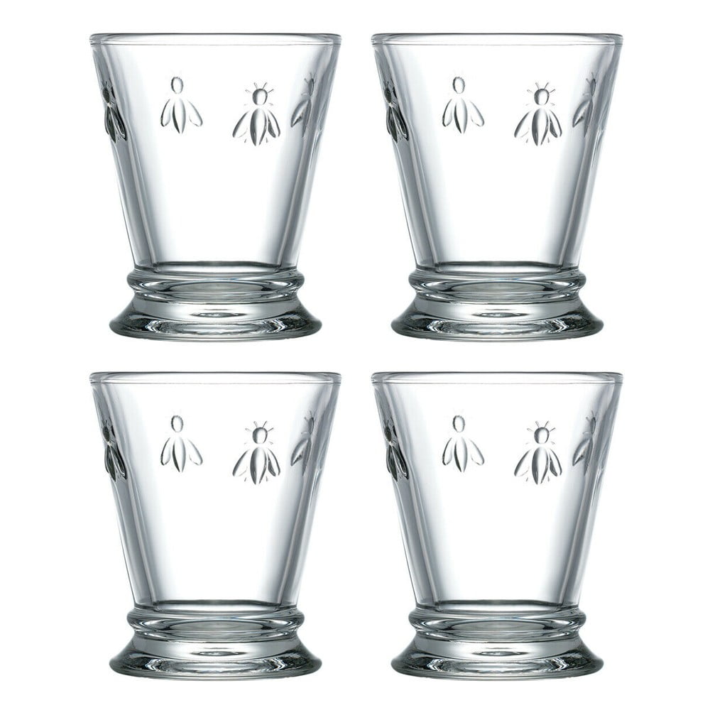 E-shop Súprava 4 sklenených pohárov La Rochère Abeille Caress
