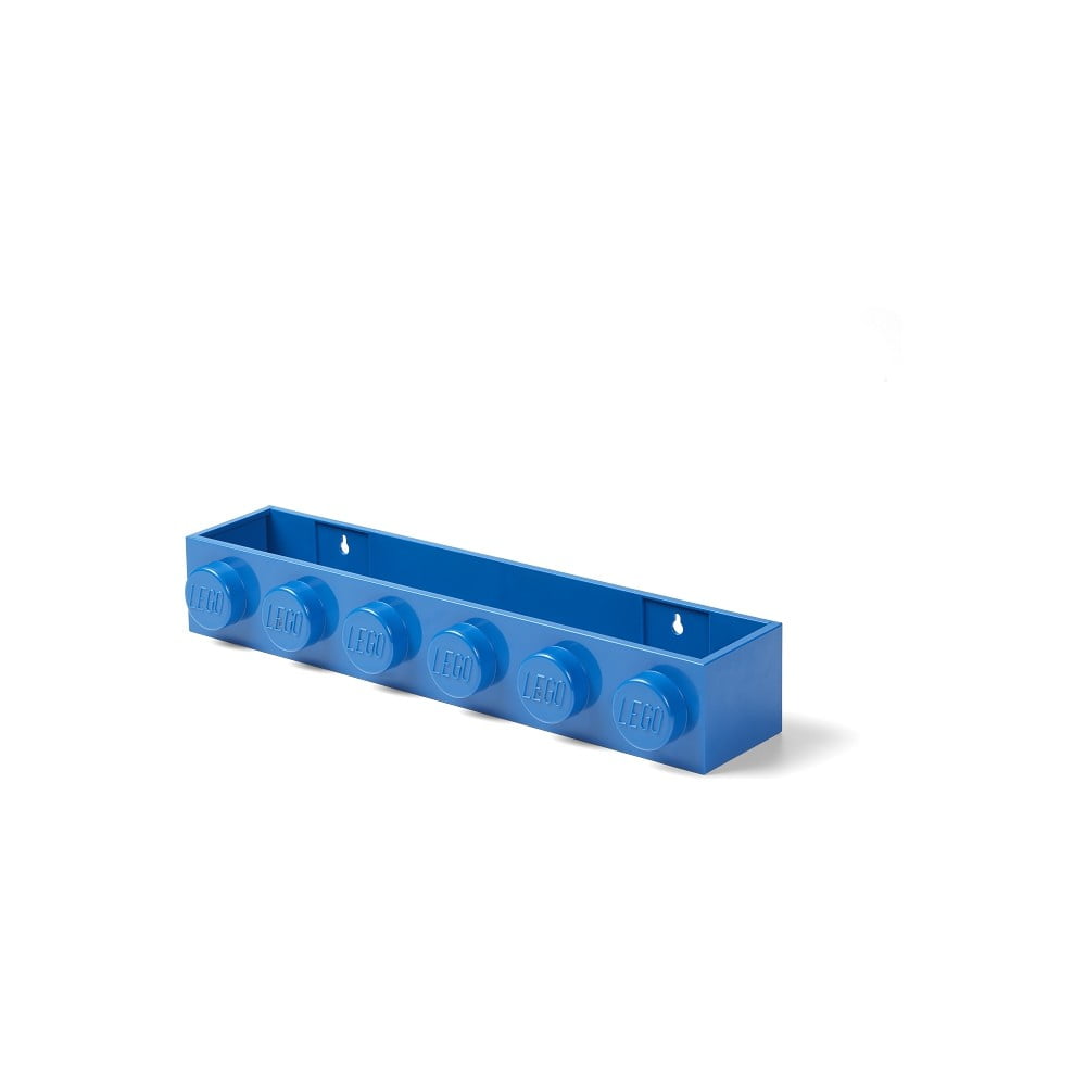 E-shop Detská modrá nástenná polička LEGO® Sleek
