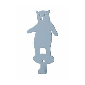 Modrý nástenný vešiak Bloomingville Bear