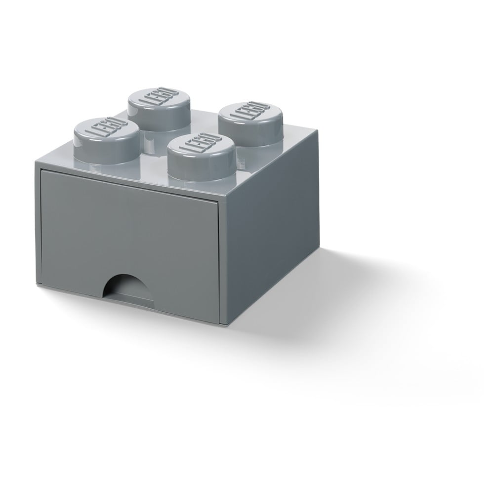 E-shop Detský tmavosivý úložný box so zásuvkou LEGO®