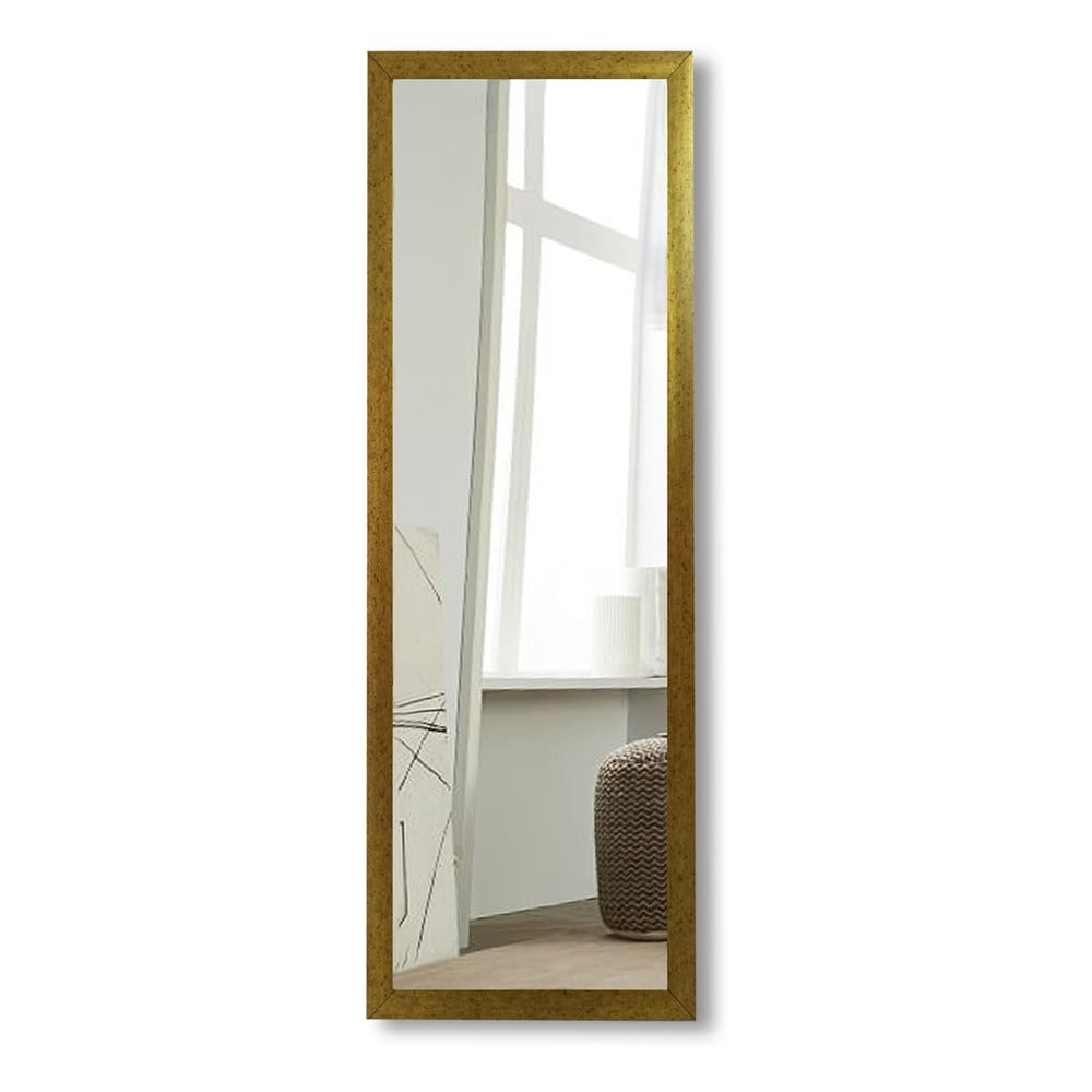 E-shop Nástenné zrkadlo s rámom v zlatej farbe Oyo Concept, 40 x 105 cm