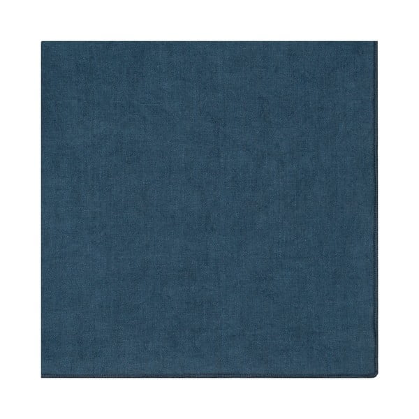 Modrý ľanový obrúsok Blomus Lineo, 42 x 42 cm
