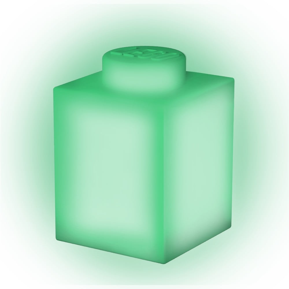 E-shop Zelené silikónové nočné svetielko LEGO® Classic Brick