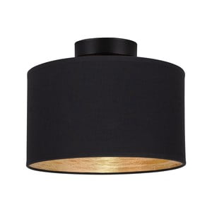 Stropné svietidlo v čierno-zlatej farbe Bulb Attack Tres, ⌀ 25 cm