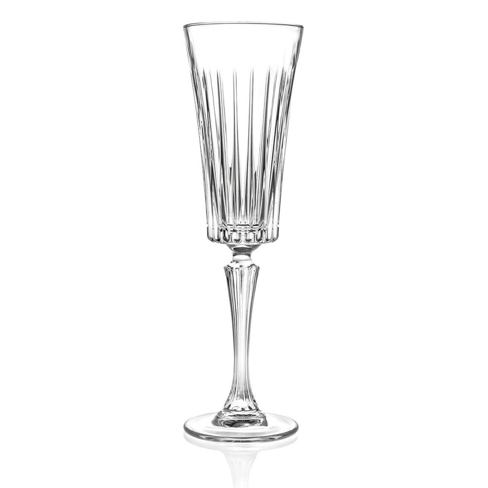 E-shop Sada 6 krištáľových pohárov na sekt RCR Cristalleria Italiana Edvige, 210 ml