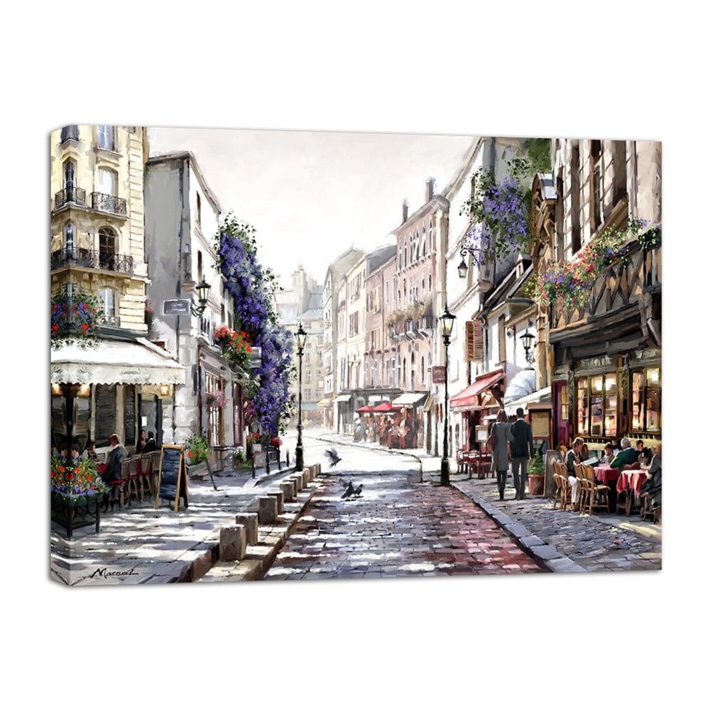 Obrázok Obraz Styler Canvas Watercolor Paris Mood, 85 × 113 cm