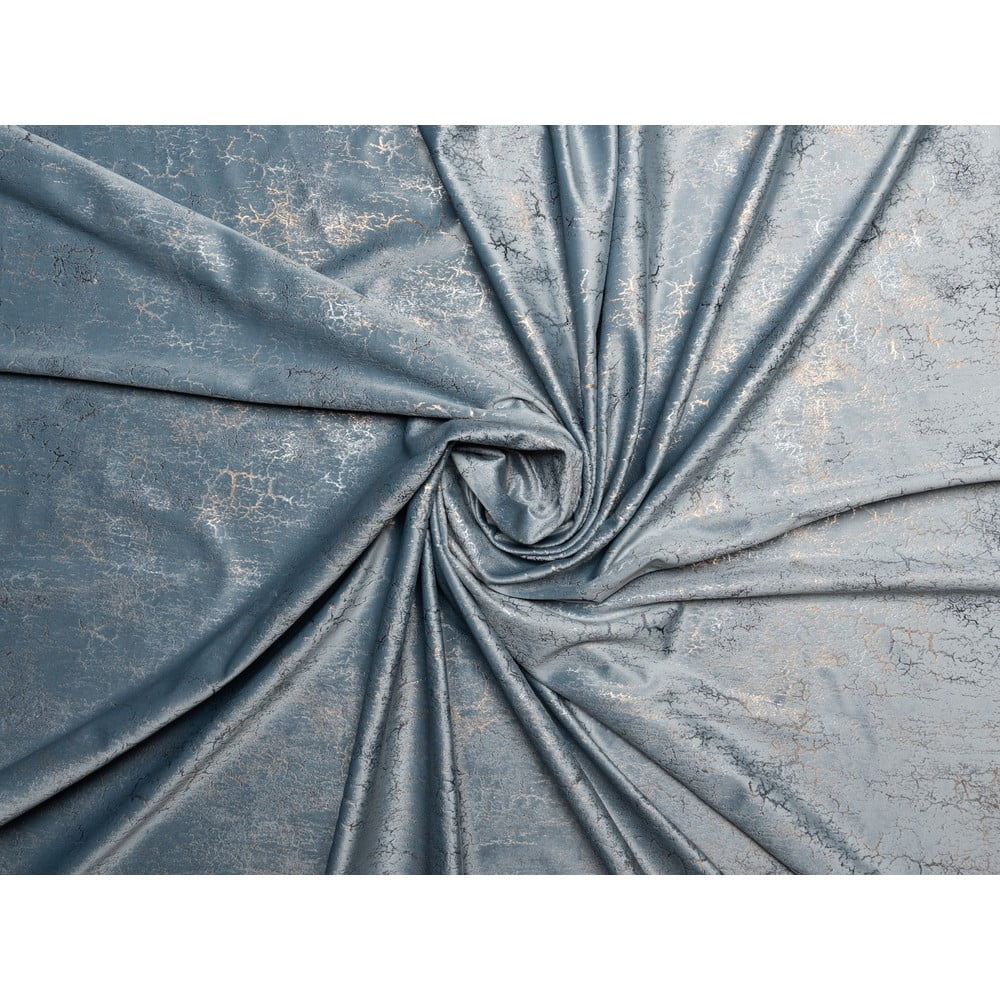 Modrý záves 140x260 cm Lhasa – Mendola Fabrics