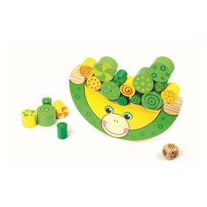 Drevená hračka Legler Balancing Frog
