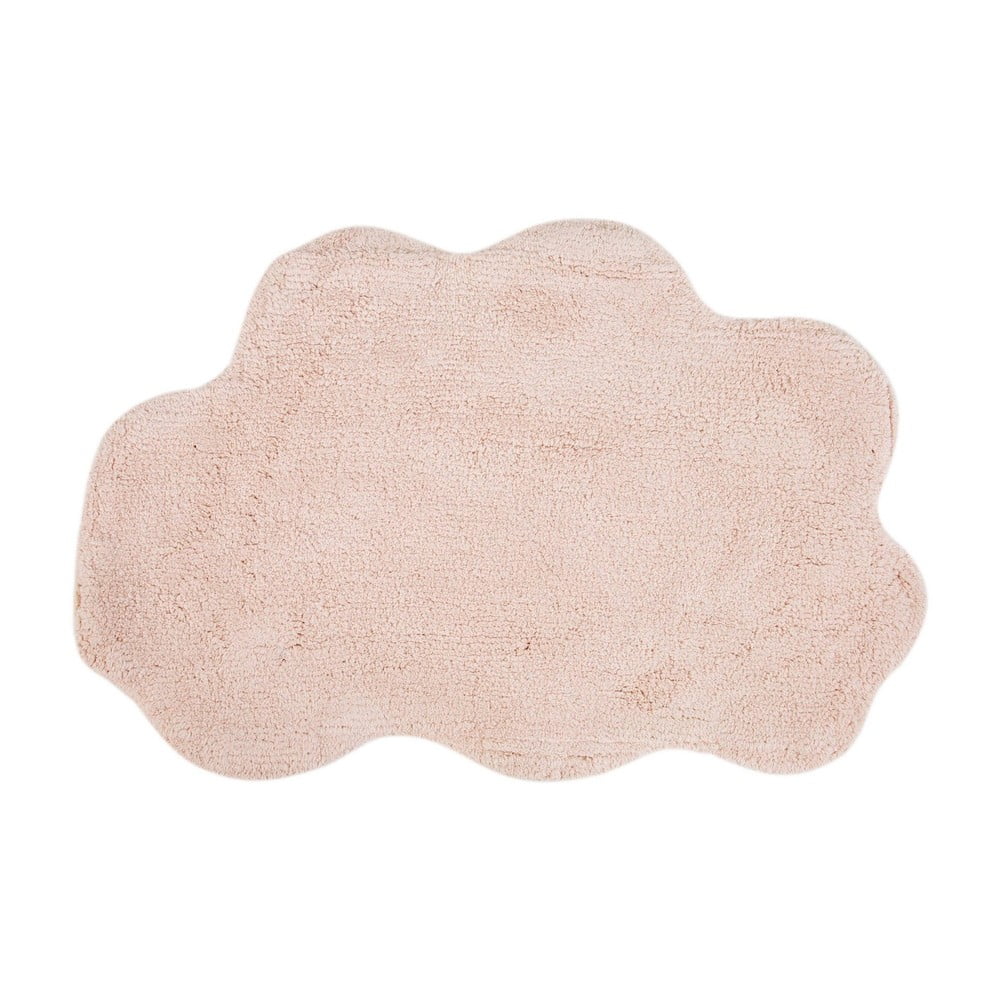 E-shop Ružová bavlnená kúpeľňová predložka Foutastic Cloud