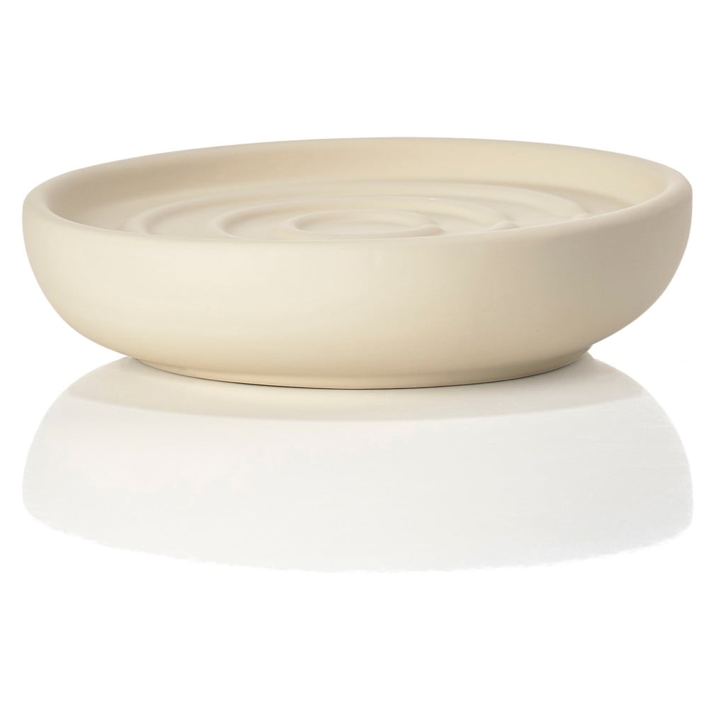 E-shop Béžová porcelánová nádoba na mydlo Zone Nova