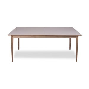 Rozkladací jedálenský stôl se svetlou doskou WOOD AND VISION Sesame, 175 × 90 cm