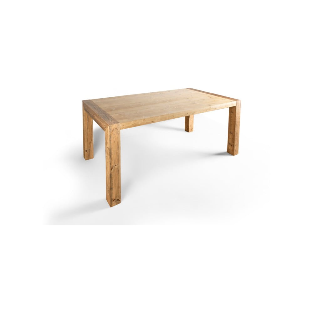 Drevený jedálenský stôl Antique Wood, dĺžka 140 cm