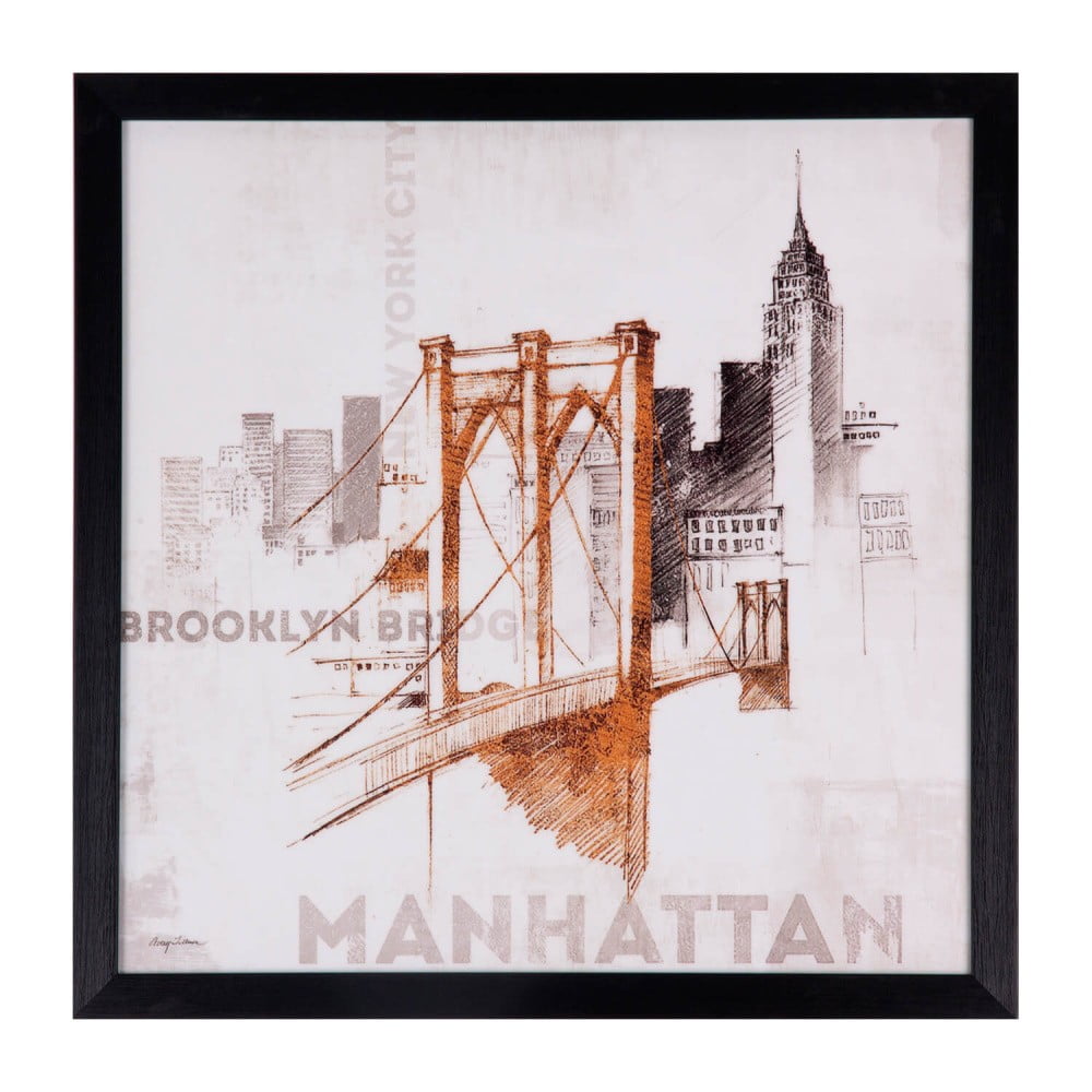 Obrázok Obraz sømcasa Manhattan, 40 × 40 cm