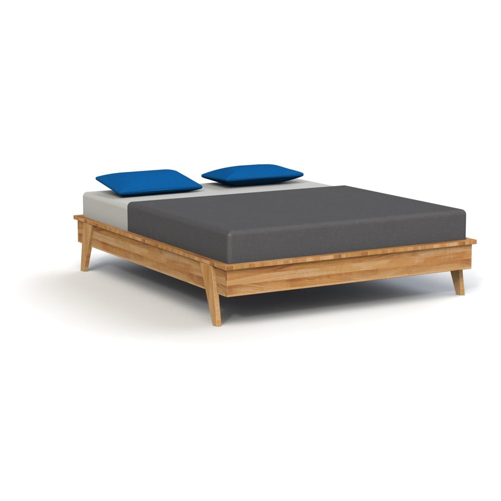 E-shop Dvojlôžková posteľ z dubového dreva 200x200 cm Retro - The Beds