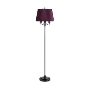 Čierno-fialová stojacia lampa Markslöjd Jamie, ø 40 cm
