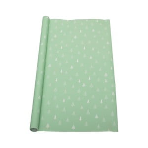 Zelený baliaci papier Bloomingville Gift, dĺžka 1,4 m