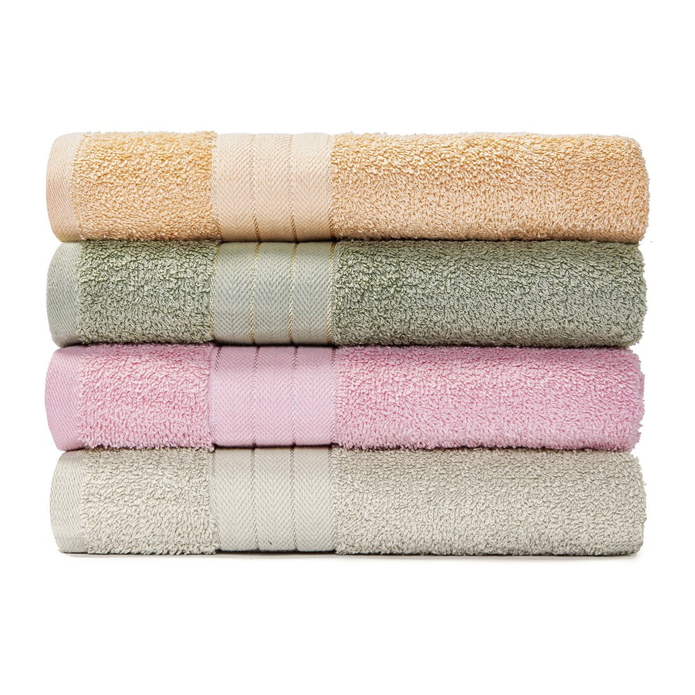 E-shop Súprava 4 bavlnených uterákov Bonami Selection Portofino, 50 x 100 cm