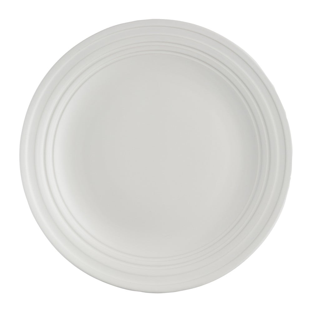 Biely jedálenský tanier z kameniny Mason Cash Original Cane, ⌀ 27,5 cm