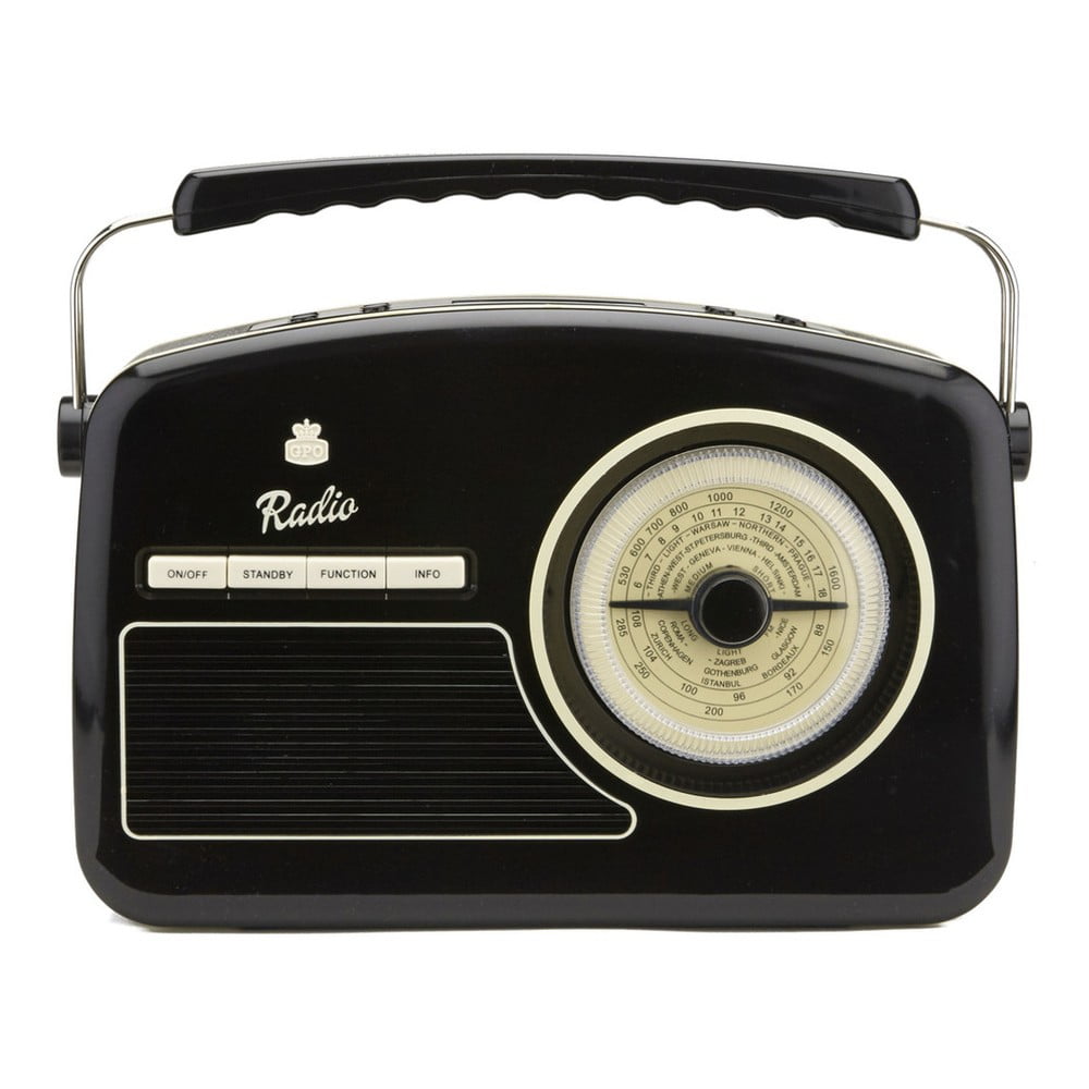 Obrázok GPO Retro Rydell Nostalgic DAB Radio Black