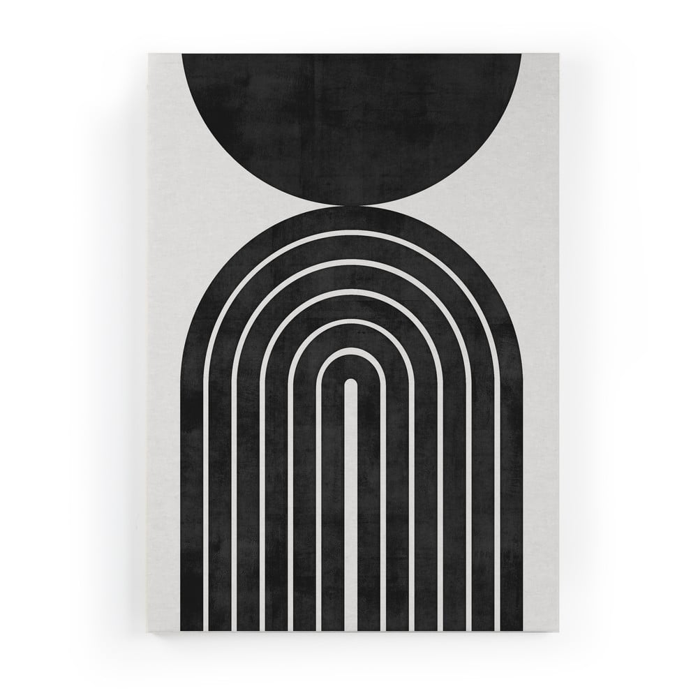 E-shop Čierno-biely plagát Surdic Black Figures, 50 x 70 cm