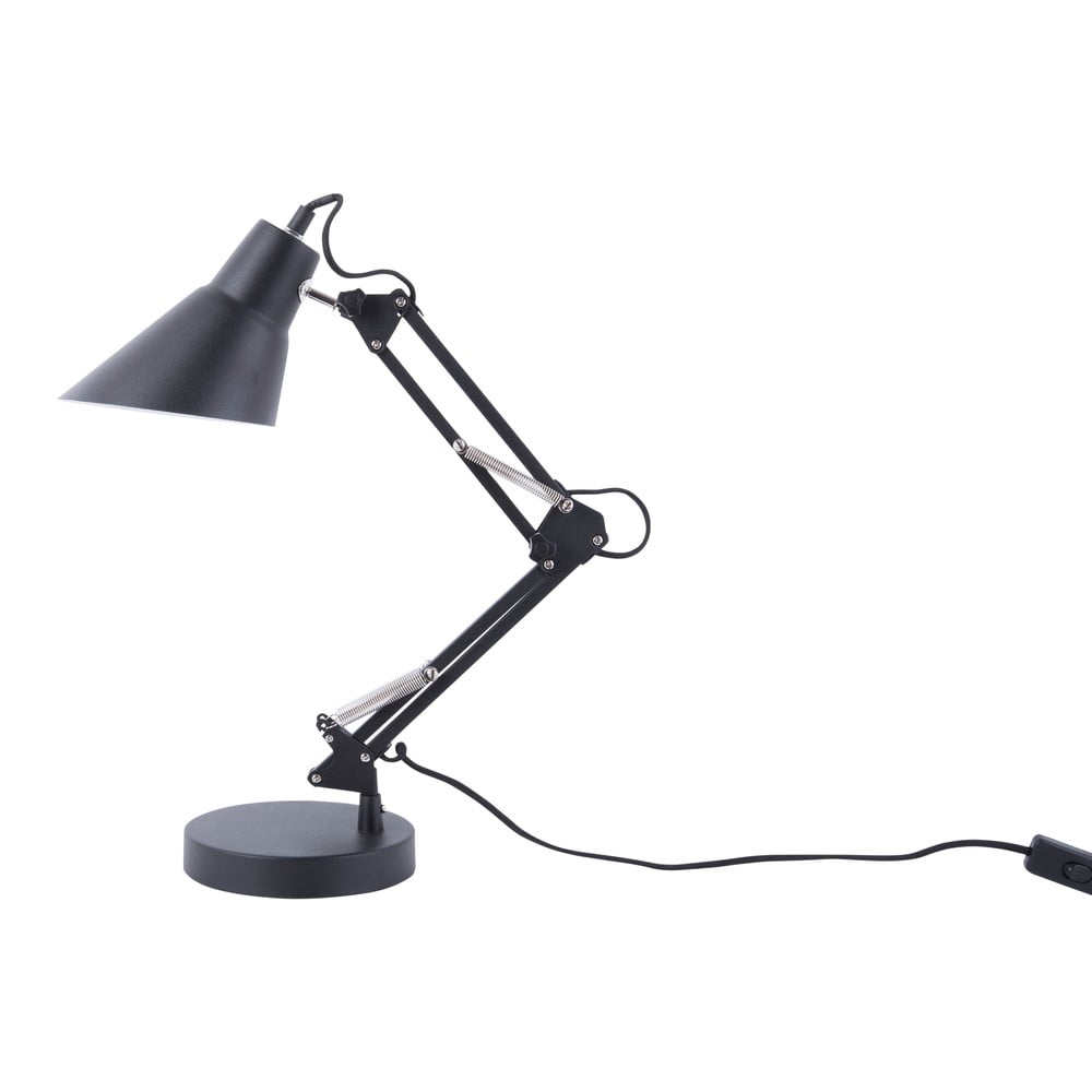 Obrázok Čierna železná stolová lampa Leitmotiv Fit