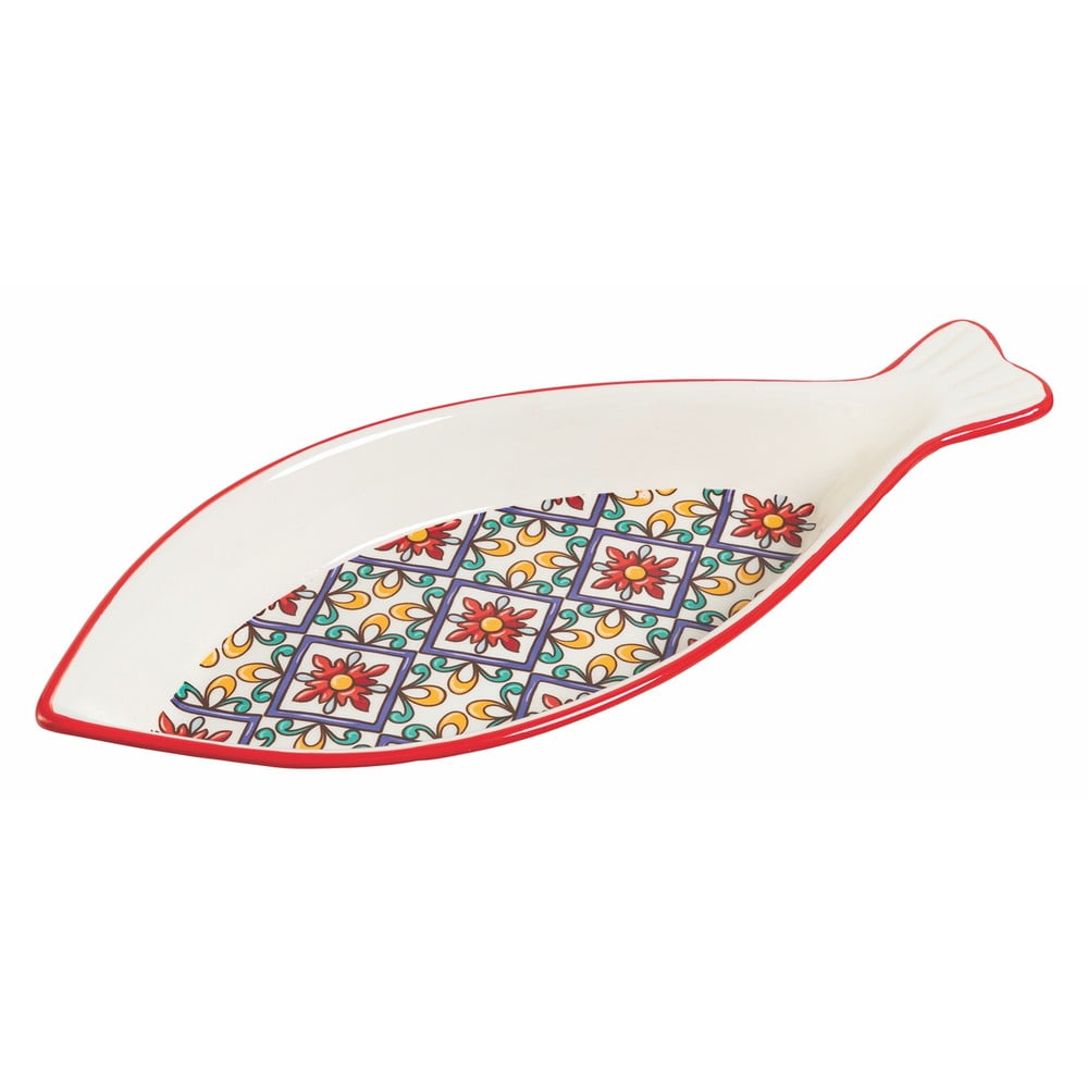 E-shop Dolomitový hlboký tanier v tvare ryby Villa d'Este Ornamento