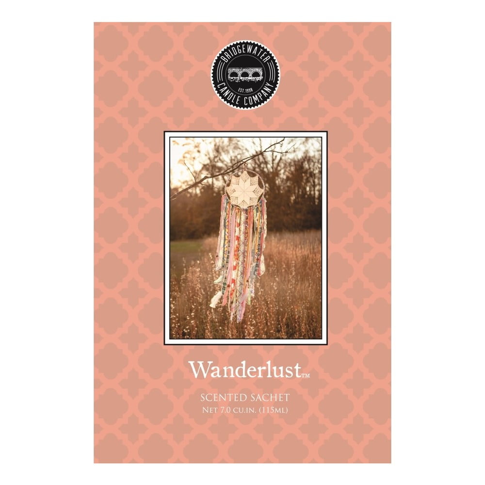 E-shop Vonné vrecko s vôňou pomarančových kvetov, vanilky, santalového dreva a marhúľ Creative Tops Wanderlust